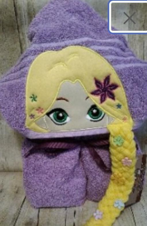 Rapunzel - Hooded Towel