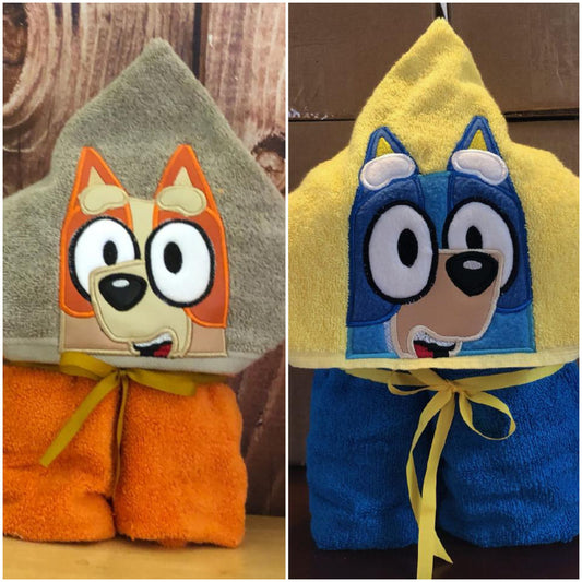 Aussie Pup Hooded Towel