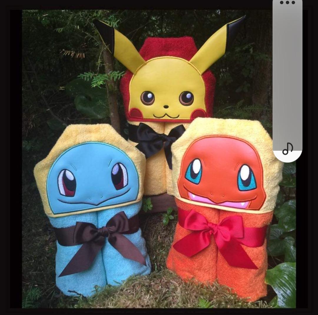 Pokemon Hooded Towel