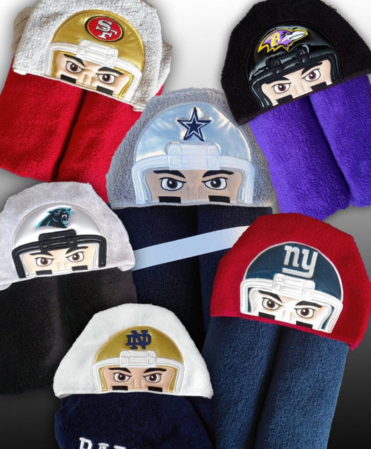 Football Teams - Hooded Towel