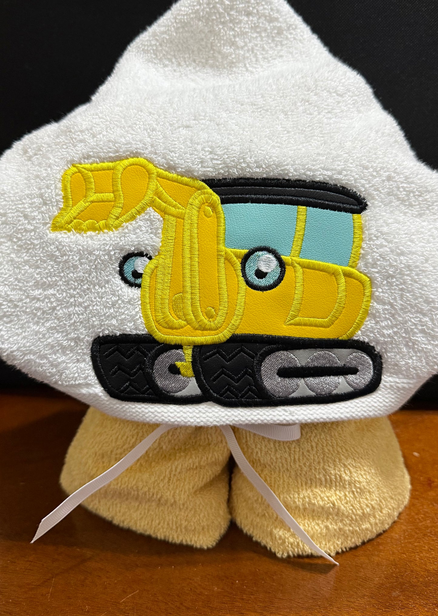Excavator Hooded Towel